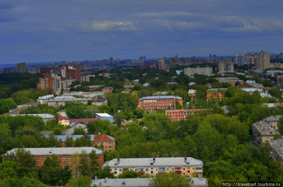 Пермь с высоты 25-го этажа Пермь, Россия