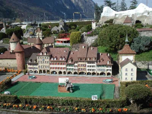 Парк Швейцария в миниатюре Лугано, Швейцария