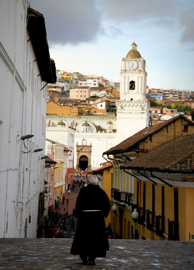 Столица бывшего индейского государства Киту Кито, Эквадор