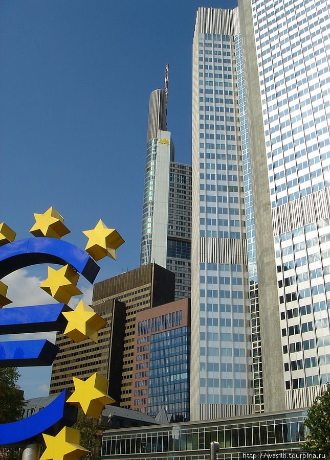 European Central Bank. Франкфурт-на-Майне, Германия