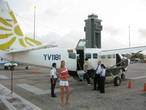 Из аэропорта Парламара, что на острове Маргарита на Лос-Рокес можно долететь на таком незамысловатом самолетике.