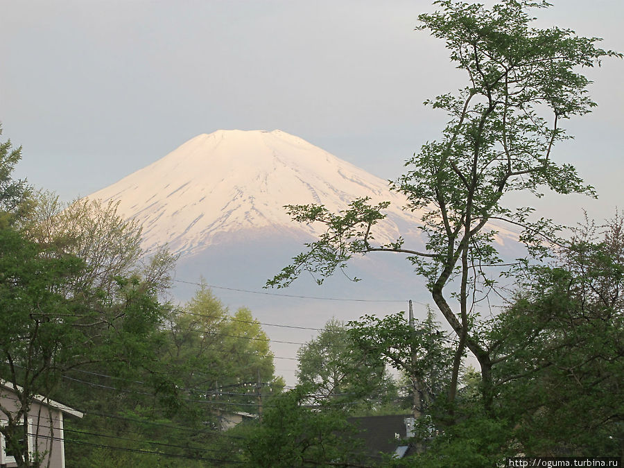 Озеро Яманакако. Ранее утро с видом на Фудзи