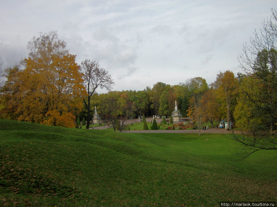 Осенние краски Петергофа Петергоф, Россия