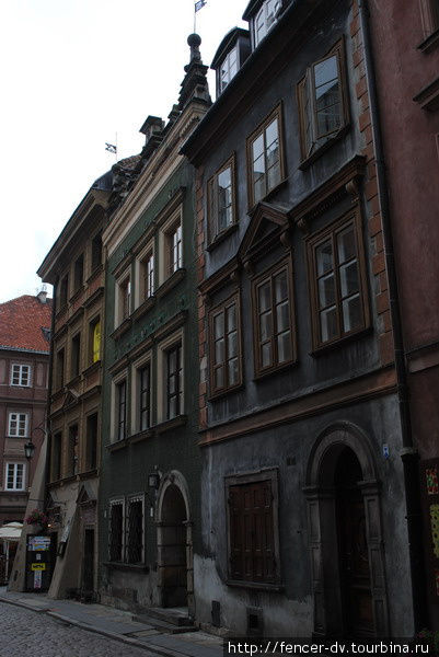 Старинные домики старой Варшавы Варшава, Польша