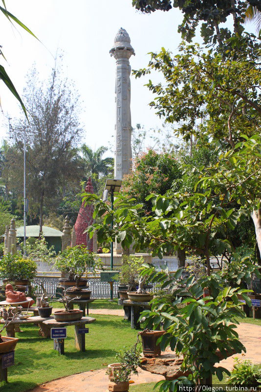 Сад бонсаев в ашраме Ганапати Майсур, Индия