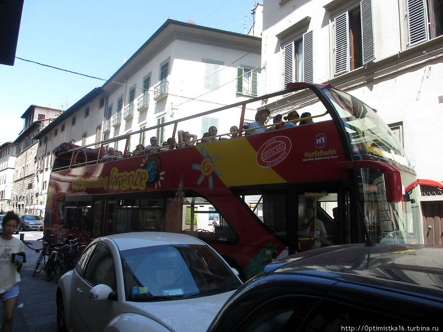 По Флоренции на автобусе компании «City Sightseeing» Флоренция, Италия