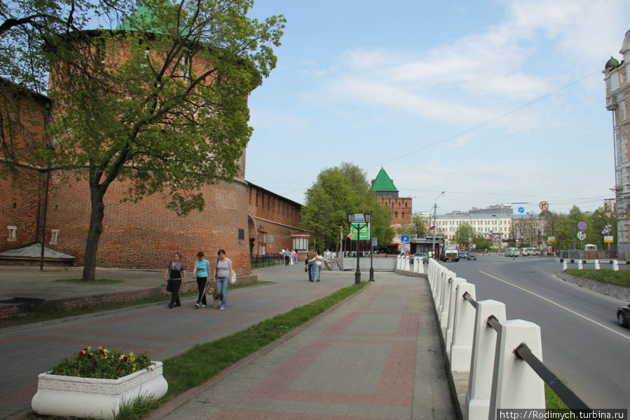 Кладовая башня, вдали Дмитриевская Нижний Новгород, Россия