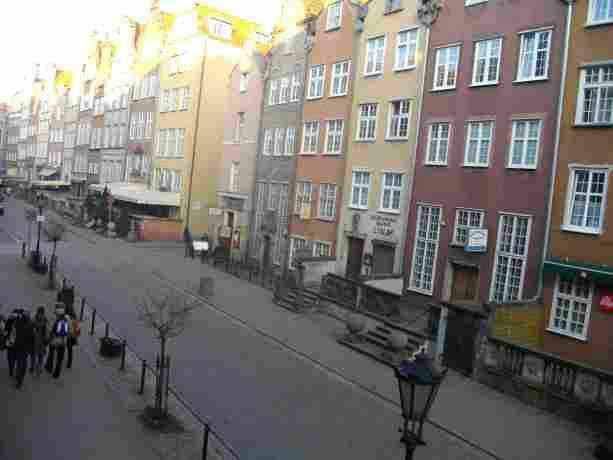 Вид из окна спальни. Гданьск, Польша