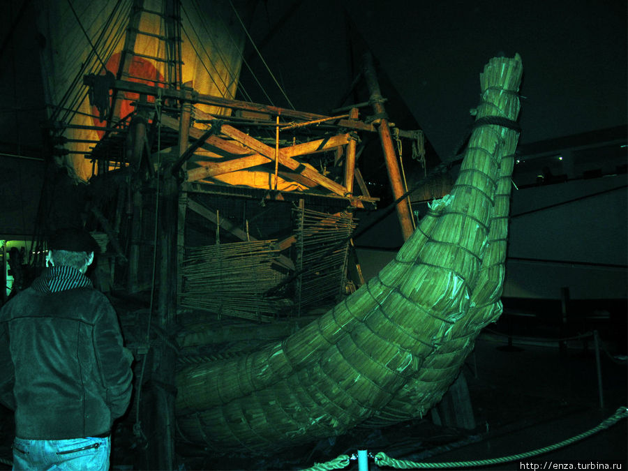 Папирусная лодка Ра-II. Осло, Норвегия
