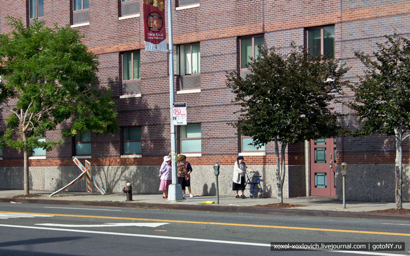 Прогулка по Coney Island Ave — туда (часть 1) Нью-Йорк, CША