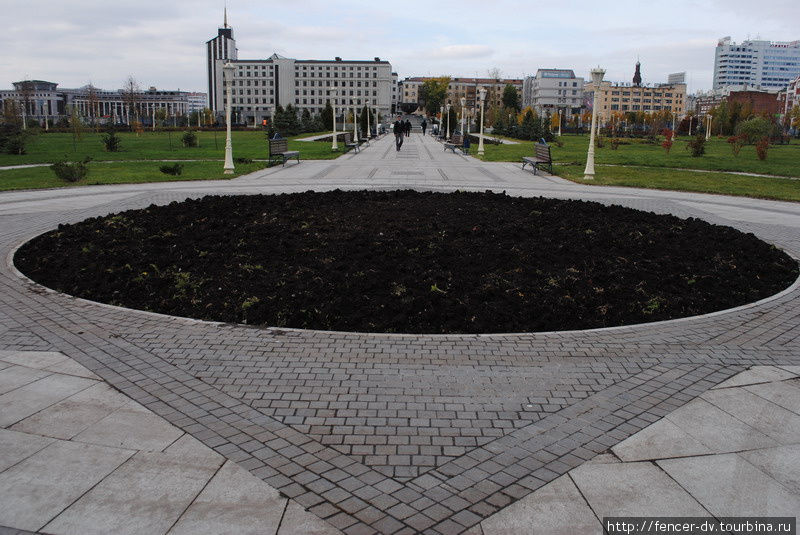 Стареющий парк тысячелетия Казань, Россия