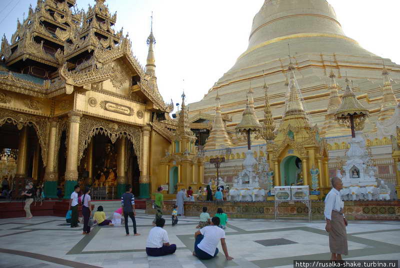 Шведагон, реальность Янгон, Мьянма