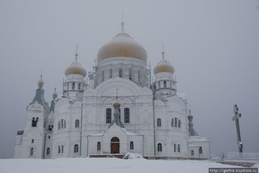 Зима на Белогорье Кунгур, Россия