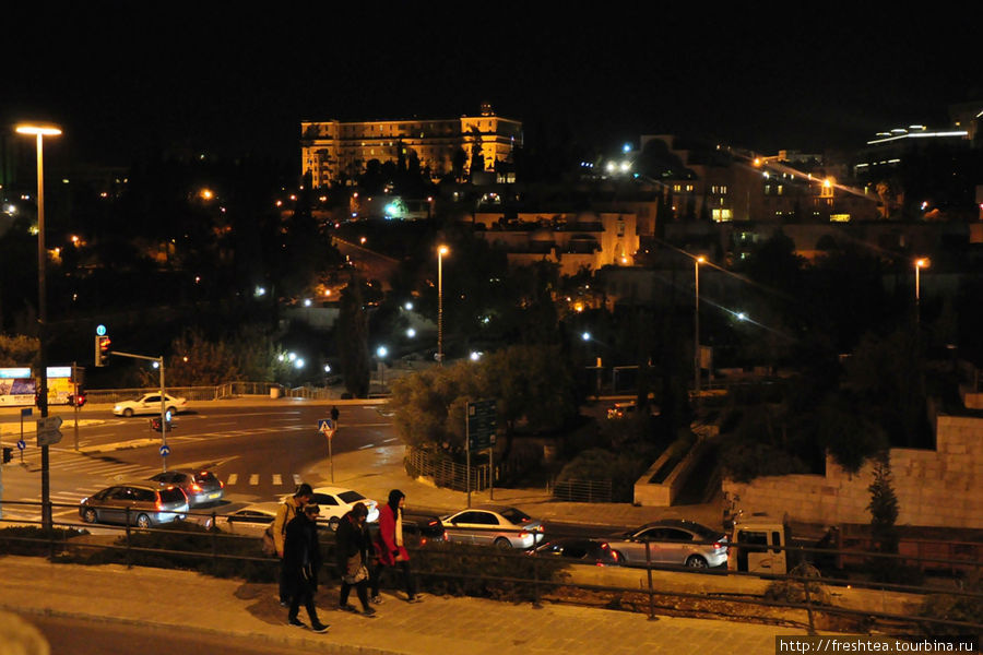 Вид на Новый город со стен крепости. Иерусалим, Израиль