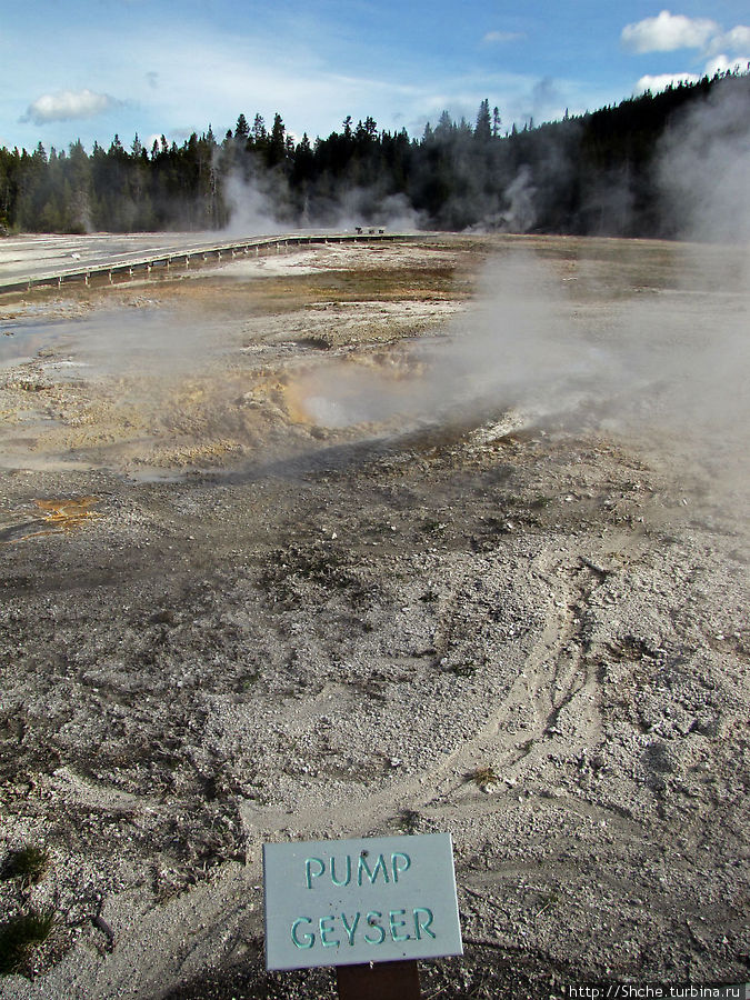 Быстрое знакомство с Холмом гейзеров (Geyser hill) Йеллоустоун Национальный Парк, CША