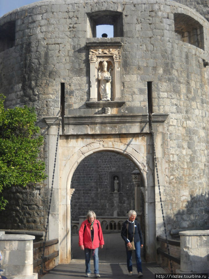 Ворота в город Дубровник, Хорватия