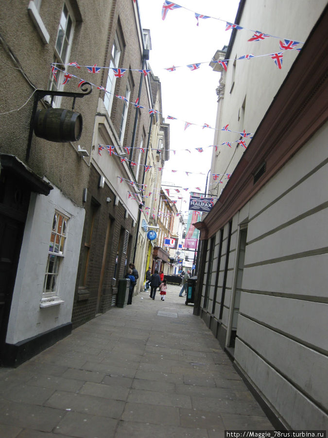 Одна из самых старых улиц Нортхемптон, Великобритания
