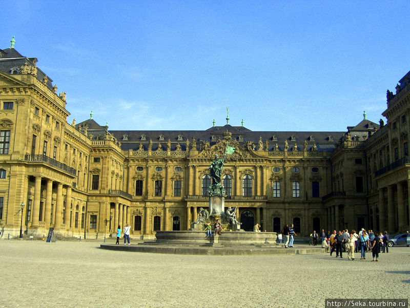Резиденция епископа. Внесена в Список Всемирного наследия ЮНЕСКО Вюрцбург, Германия