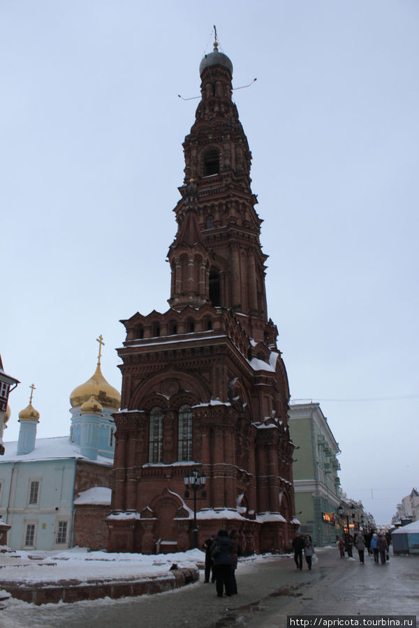 колокольня Богоявленской церкви,ул.Баумана Казань, Россия