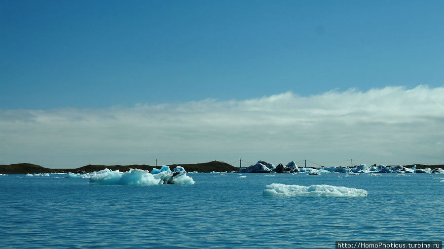 Микро-Антарктида Йёкюльсаурлоун ледниковая лагуна, Исландия