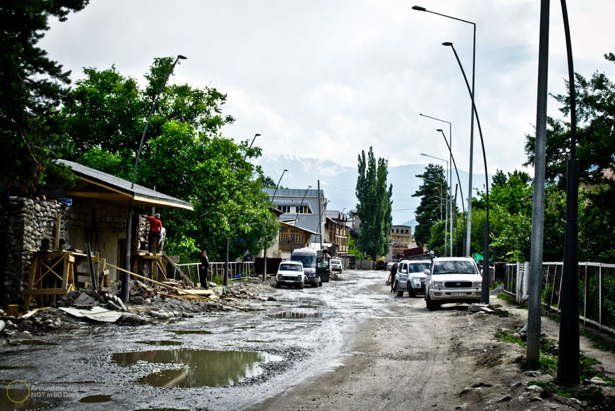 Самое туристическое место Сванетии Местиа, Грузия