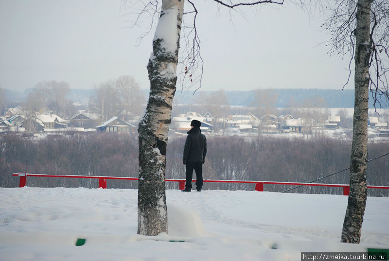 И не только мне :) Северный человек обозревает родные просторы. Сыктывкар, Россия