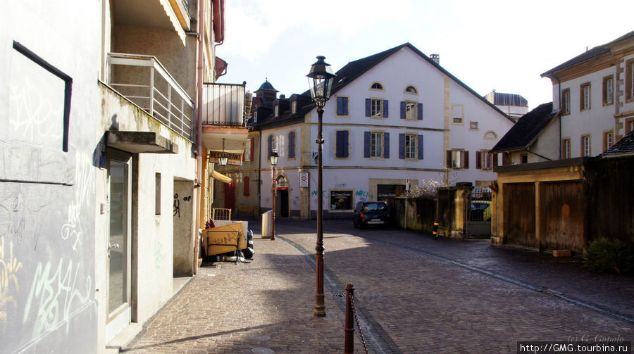 Уездный городок с термами Ивердон-Ле-Бэн, Швейцария