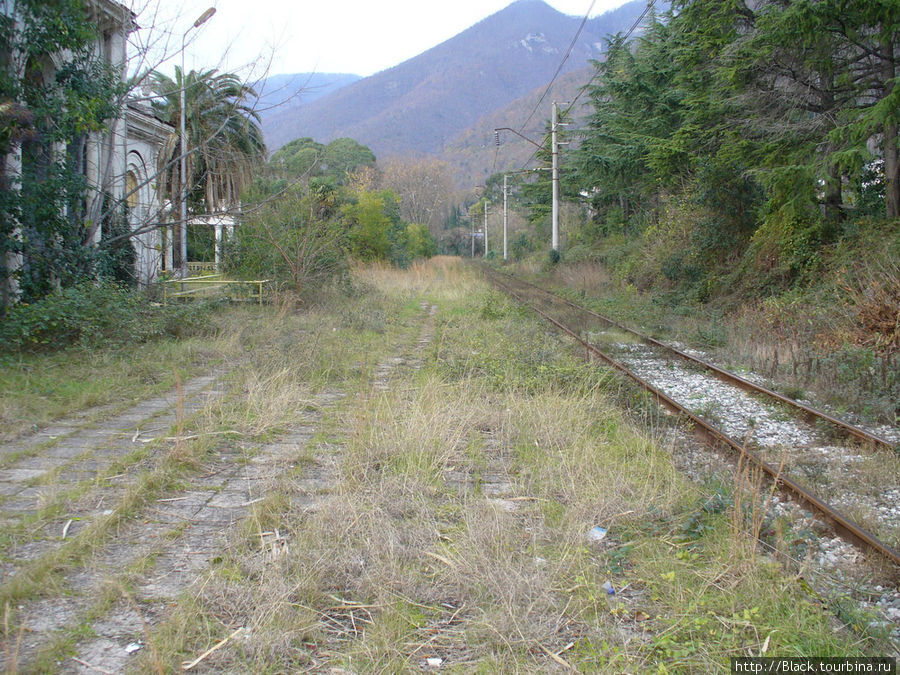 Железнодорожный вокзал Старой Гагры Гагра, Абхазия