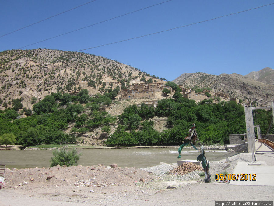 Афганистан.  переход  через нижний  Пяндж-Кундуз. Пули-Хумри, Афганистан