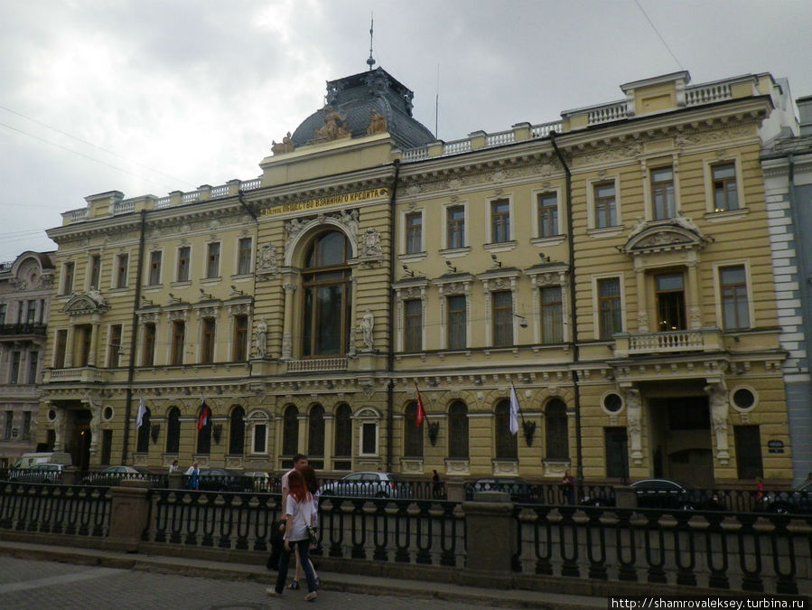 Красивый банковский дом Санкт-Петербург, Россия
