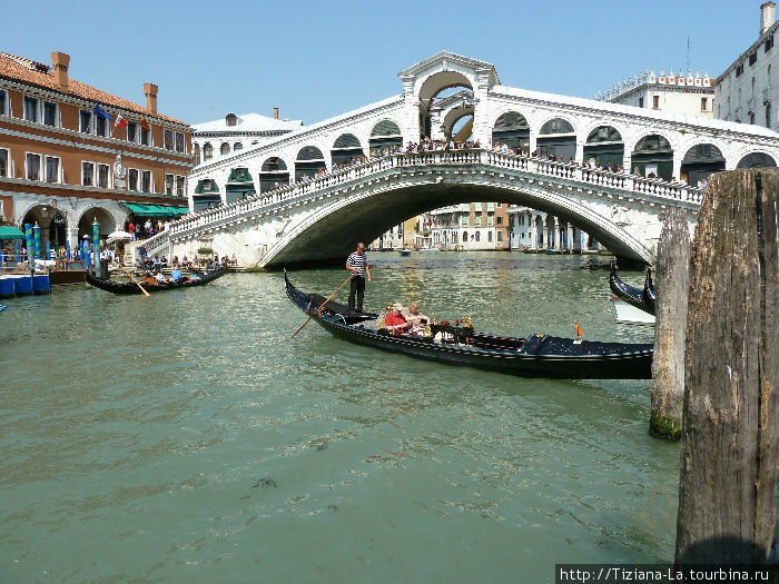 Мост Риальто с магазинами Венеция, Италия