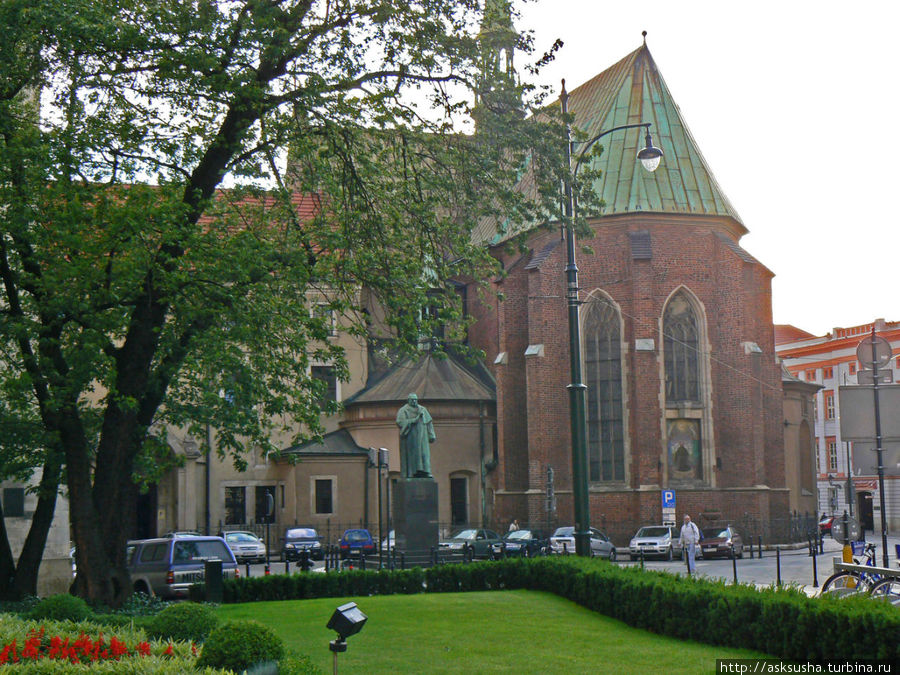 Францисканский костел на площади св.Духа Краков, Польша