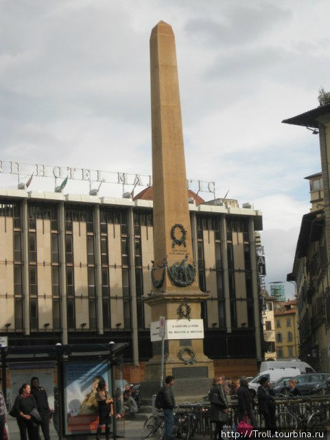 Площадь Санта-Мария-Новелла Флоренция, Италия