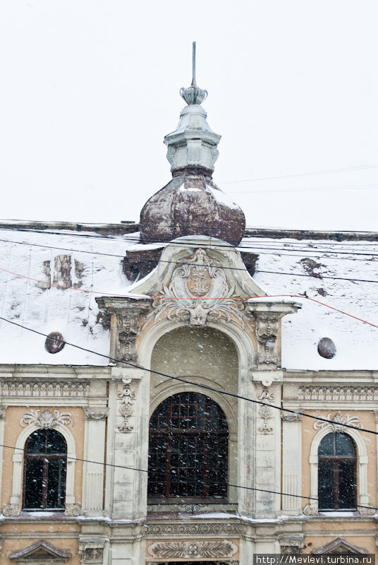 Февральский снегопад в Риге. Рига, Латвия
