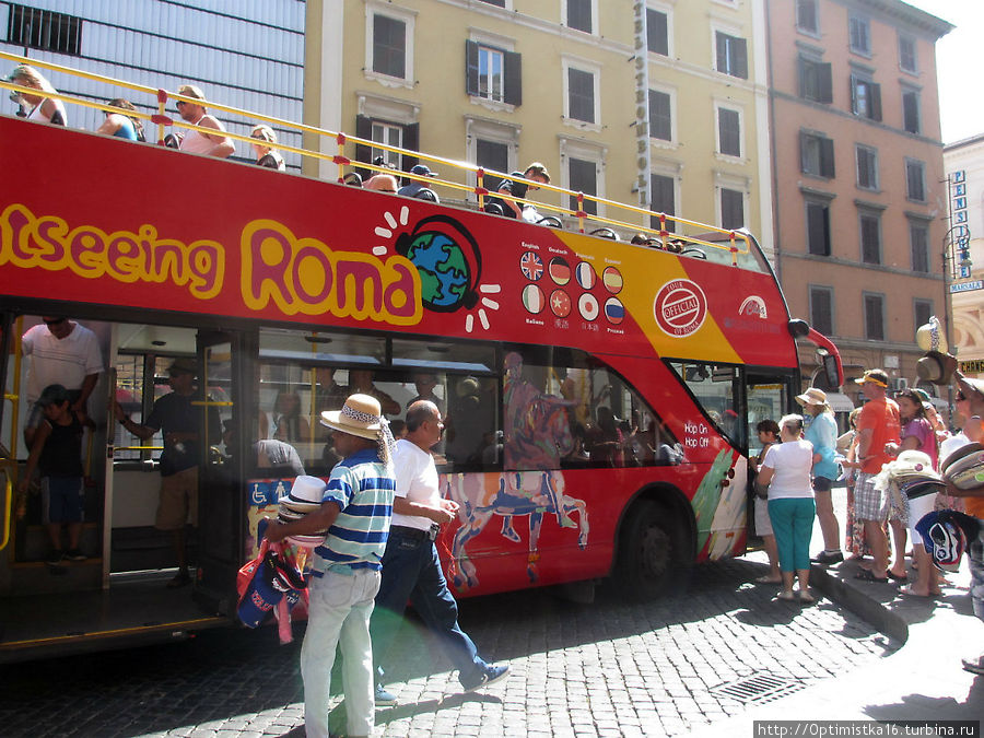 Обзорный тур по Риму на автобусе компании «City Sightseeing» Рим, Италия