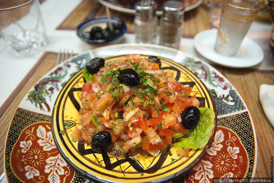Марокканский салат Агадир, Марокко