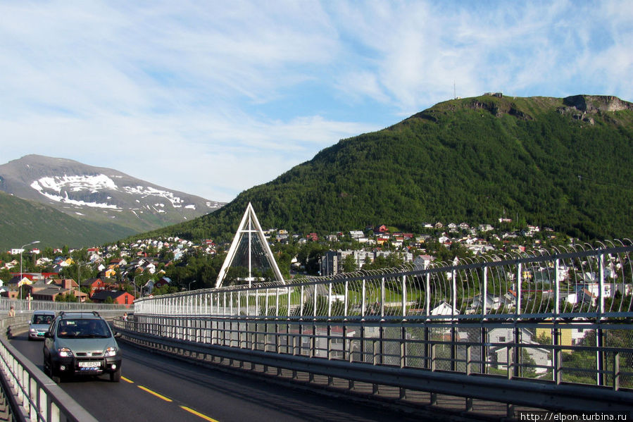 Мост Tromsøbrua Тромсё, Норвегия