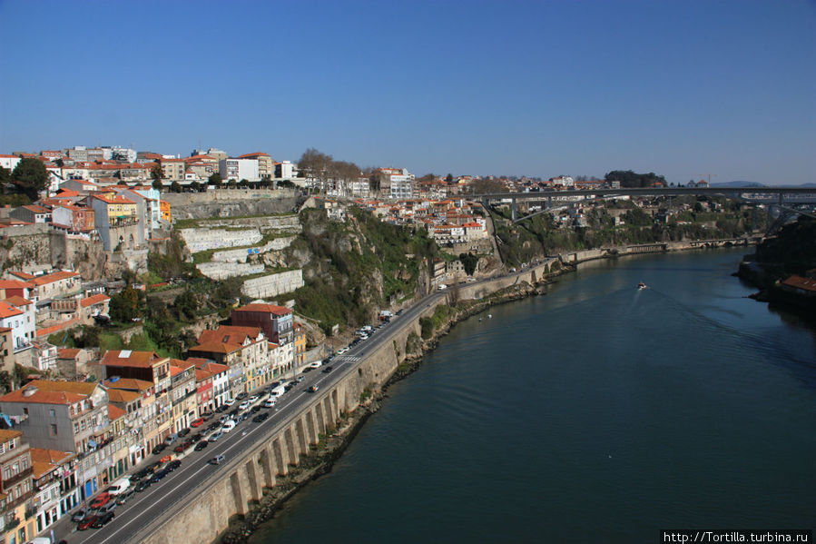 Португалия. Порту
Вид на Порту с моста  Луиша Первого [Ponte Luís I] Порту, Португалия