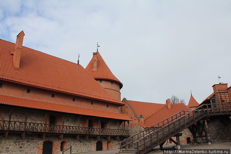 Тракайский замок в будни Тракай, Литва