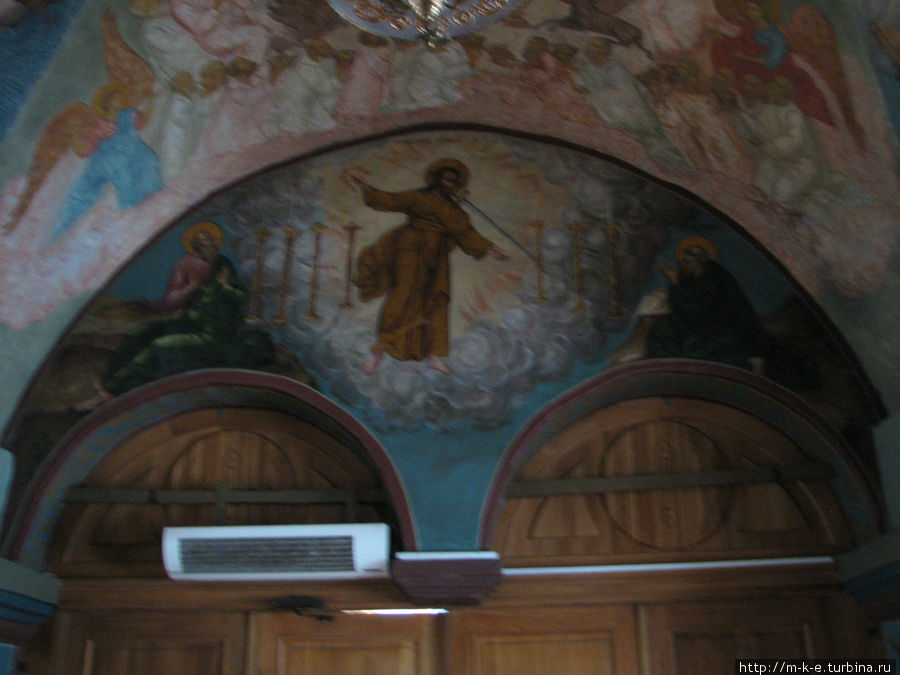 Роспись Спасо-Преображенского собора при входе Москва, Россия