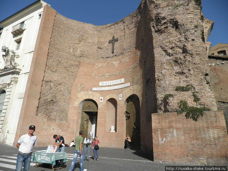 Церковь Пресв. Девы Марии Ангелов Рим, Италия