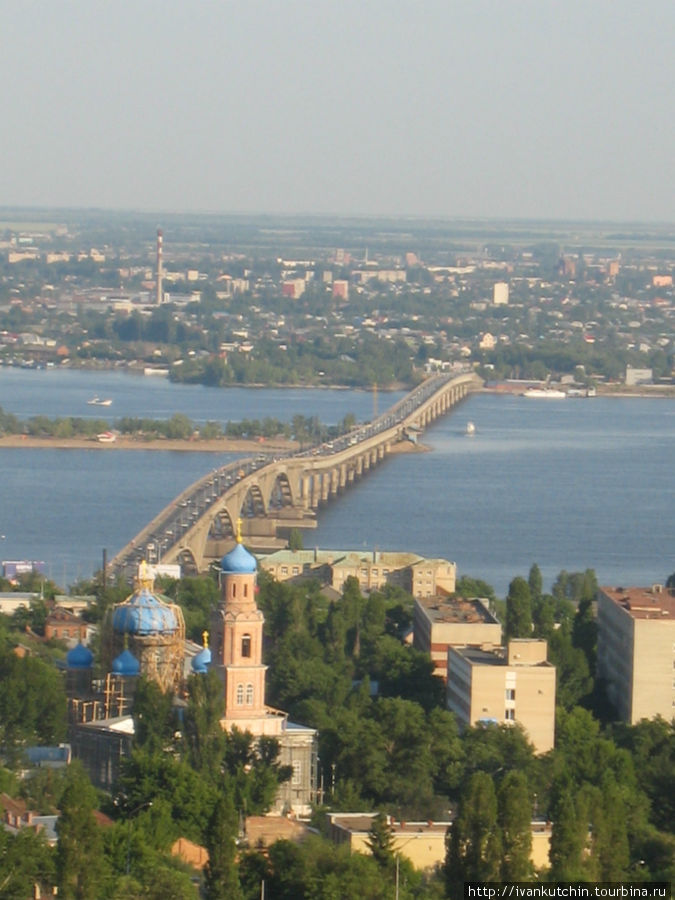 Мост через Волгу Саратов, Россия