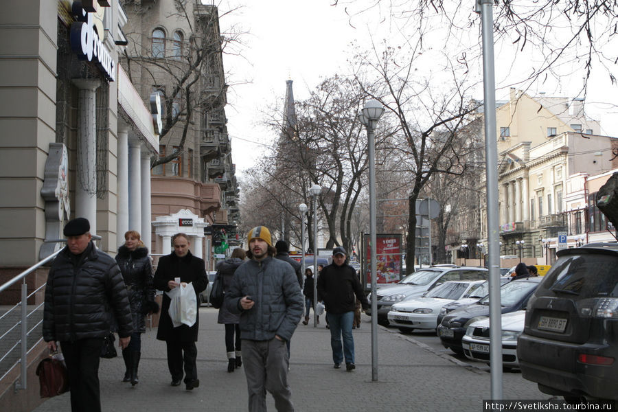 Дерибасовская улица и ее окрестности Одесса, Украина