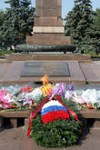 Вечный огонь перед памятникам жертвам Гражданской войны в Вогограде