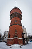 Старая немецкая водонапорная башня 1898 года постройки.