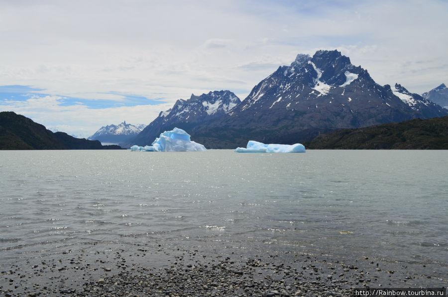Вот они — айсберги голубого цвета Национальный парк Торрес-дель-Пайне, Чили