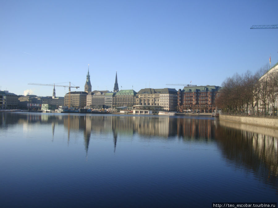 Город на воде Гамбург, Германия