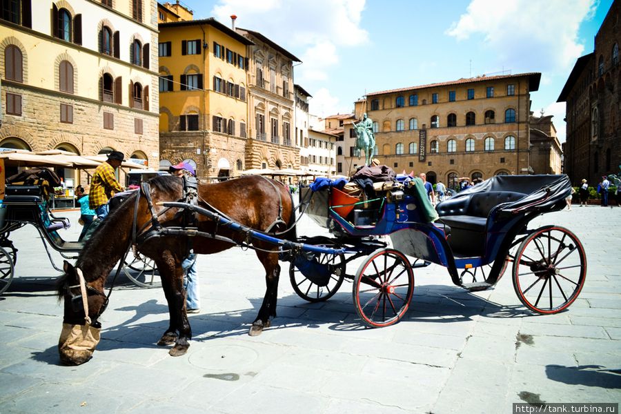 Флоренция ...Смешались в кучу кони, люди Флоренция, Италия
