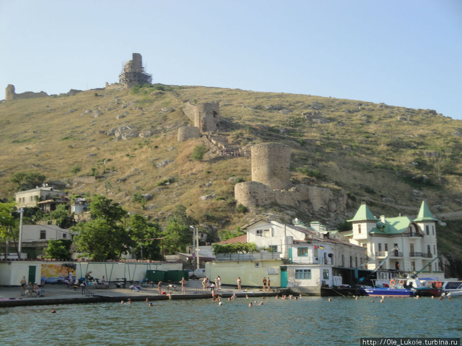 Генуэзская крепость Чембало. В состоянии реконструкции постоянно Балаклава, Россия