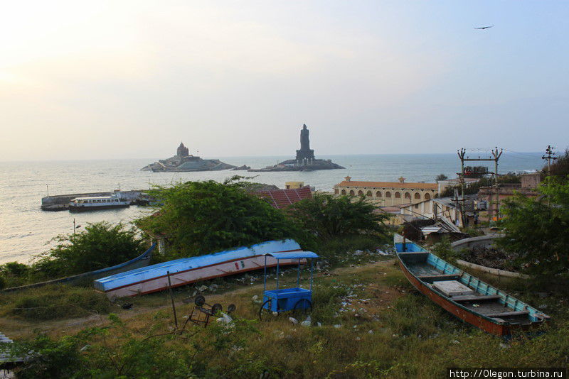 Вид на самую южную точку Индии Каньякумари, Индия